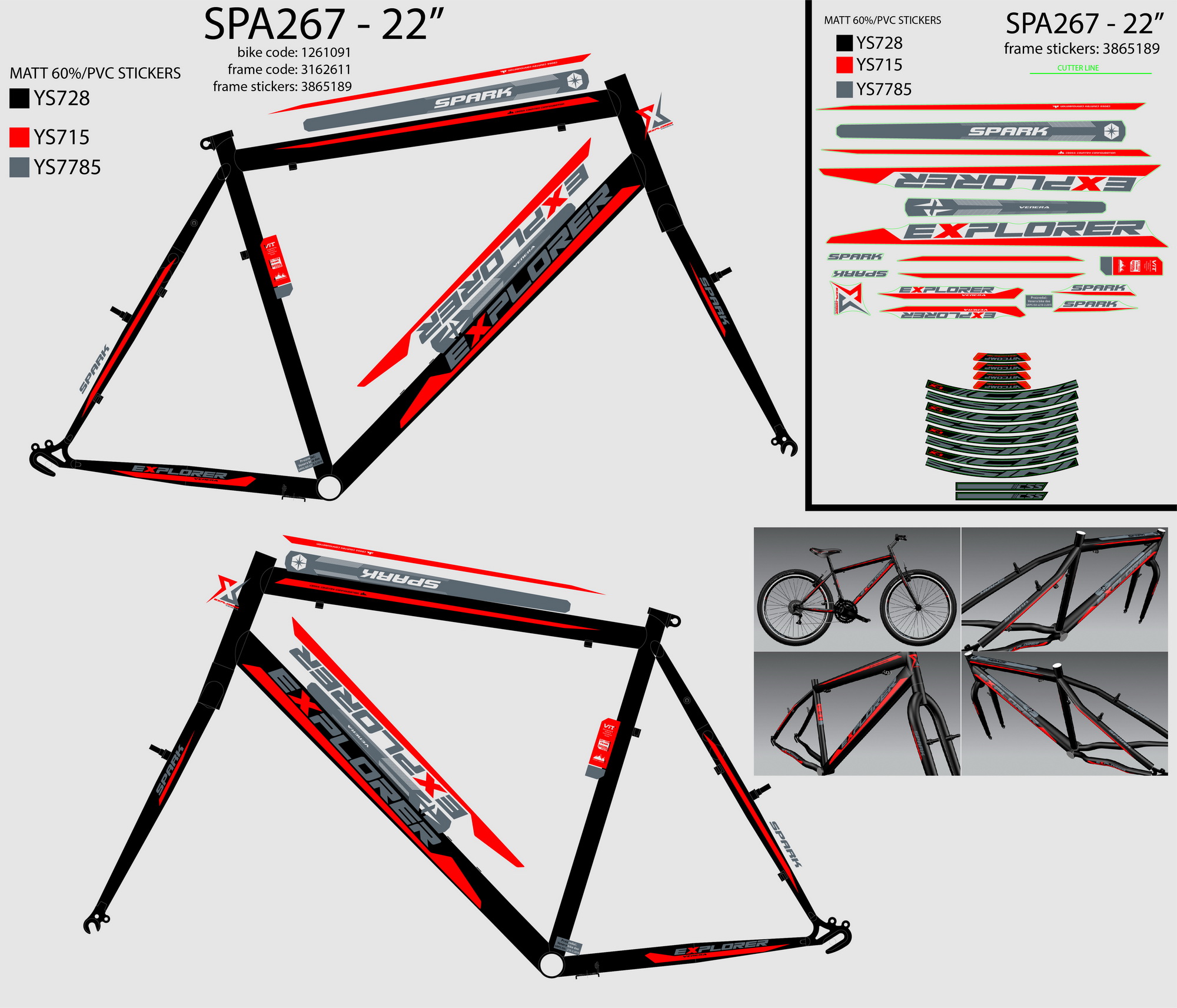 NAL.P.RAM.VEN sticker spa265 spa267 2022 @@@